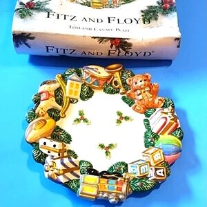 Fitz & Floyd Toyland Canape Plate